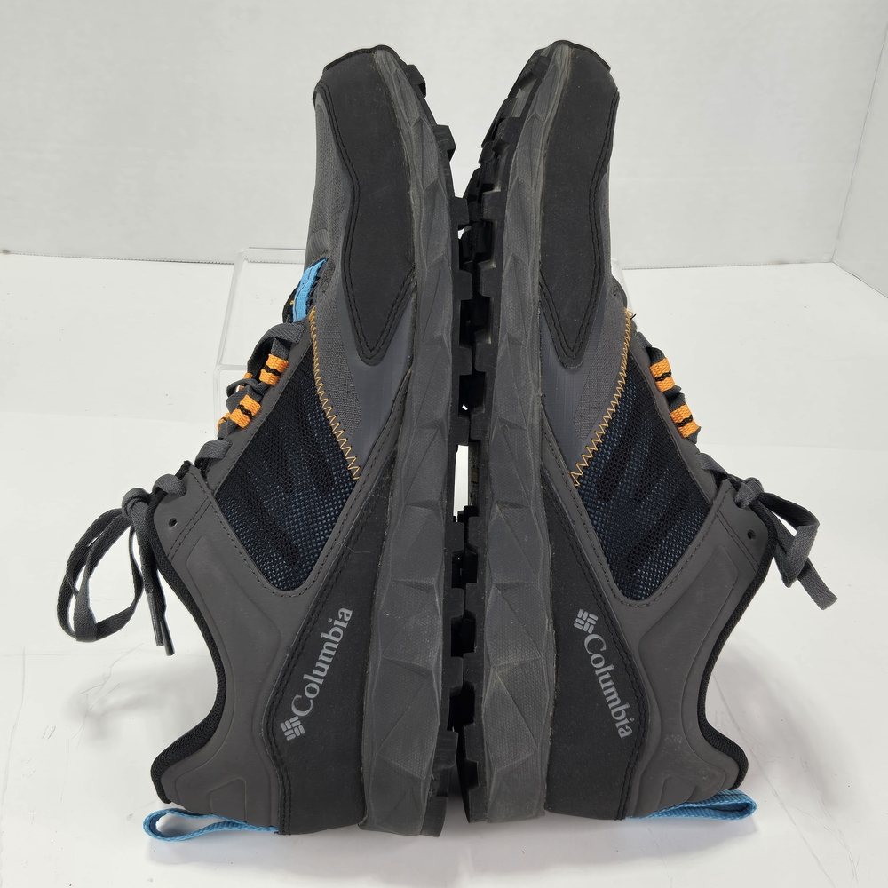 Columbia Flow District Gray Trail Hiking Sneaker with Blue Accents Men's Size 10 - Picture 7 of 13